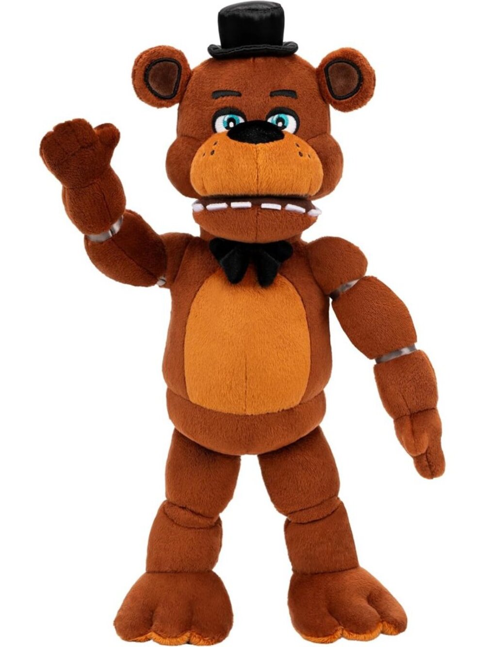 14” Poseable Freddy Plush Toy with Sound & Glow-in-the-Dark Eyes - Ages 8